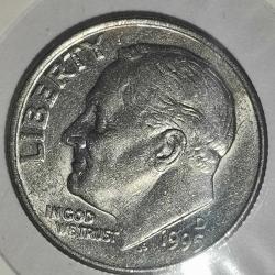 AMERİKA  1995 D  1 DİME  KAPAMASINDA