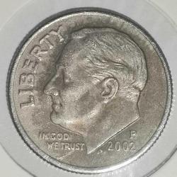 AMERİKA  2002 P    1 DİME  KAPAMASINDA