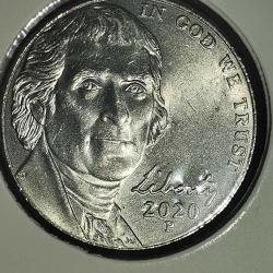 AMERİKA  2020 P    5 CENT    KAPAMASINDA
