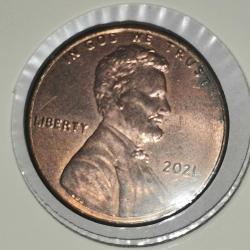 AMERİKA  2021    1 CENT    KAPAMASINDA