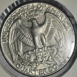 AMERİKA  1982 D   25 CENT   ÇEYREK DOLAR    KAPAMASINDA