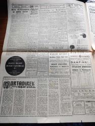 Cumhuriyet Gazetesi - 22 Ekim 1959 - Meclis Başkanlığı İçin Adaylar Çoğalıyor - Kırklareli Milletvekili Hüsnü Yaman da Adaylığını Koyacağını dün Açıkladı - Eskişehir'de Gazeteci Abdulkadir Hürol On Ay Hapse Mahkum Oldu Fotoğraf - Kıbrıs'ta Yeniden Bir Buhran Patlak Verdi - Yasak Edilen Resimler - Cumhuriyet Kupaları Verildi Fotoğraf - Florya Sahil Yolunun Büyük Bir Kısmı Açılıyor - Osman Bölükbaşının Duruşmasına Devam Edildi - Ortadirek Yazan Yaşar Kemal Yazı Dizisi - Altı Defa Ölümü Atlatan Chesmann Yarın Akşam Da Ölümden Kurtulacak Mı - Tiyatro Tahtaravalliden Yaşayan Ölülere Yazan Lütfi Ay - Yeni Çıkan Plaklar - Müzeyyen Senar - Selahattin Çelikses - Batılı Müttefikler De Gaulle ile Anlaşamıyor - Dünyanın En Güzel Kadını Filmi Kadıköy Süreyya Sinemasında - 1959 1960 Yunus Nadi Armağanı Dil Davamız - Fenerbahçe Nice Maçına Hazırlanıyor - 3. Akdeniz Oyunları - Şampiyon Dursun Ali Antrenör Oktav'ın Omzunda Fotoğrafı