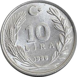 Türkiye Cumhuriyeti  1986 Yılı 10 Lira  8958