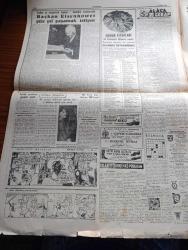 Cumhuriyet Gazetesi - 19 Kasım 1959 - Pakistan Cumhurbaşkanı Eyüp Han Ankara'ya Geldi Fotoğraf - CHP Tahkikat Önergelerinin Meclise Arzedilmesini İstiyor - Ankara'da Pakistan Cumhurbaşkanını Karşılama Töreninde Bir Kaza Oldu - Amerika'dan Buğday İthal Ediyoruz - Edremitin İl Olması İçin Yapılmak İstenen Mitinge İzin Verilmedi - Fenerbahçe Nice Maçı Fotoğraf - Amerika'da Sendikalar Yazan Joanine Roy Yazı - Lefter Küçükandonyadis'li Türkiye İş Bankası Reklamı - Farah Diba İçin Şam İpeğinden 25 Rob Hazırlanıyor - Ahmet Salih Korur Eski Muharipler Birliği Genel Başkanı Oldu - Profesör Baade'nin Tavsiyeleri Yazan Burhan Felek Köşe Yazısı - Amerikan Cumhurreisi Eisenhower Yüz Yıl Yaşamak İstiyor - Çapkın Kumarbaz Bu Akşam Süreyya Sinemasında - Galatasaray Adalet'ten Bir Puanı Güç Aldı Fotoğraf - Karagümrük Dün De Vefayı 2 0 Yendi - Nice Takımı Dünkü Antremanda Fotoğraf