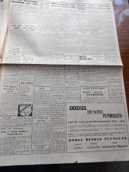 Cumhuriyet Gazetesi - 19 Kasım 1959 - Pakistan Cumhurbaşkanı Eyüp Han Ankara'ya Geldi Fotoğraf - CHP Tahkikat Önergelerinin Meclise Arzedilmesini İstiyor - Ankara'da Pakistan Cumhurbaşkanını Karşılama Töreninde Bir Kaza Oldu - Amerika'dan Buğday İthal Ediyoruz - Edremitin İl Olması İçin Yapılmak İstenen Mitinge İzin Verilmedi - Fenerbahçe Nice Maçı Fotoğraf - Amerika'da Sendikalar Yazan Joanine Roy Yazı - Lefter Küçükandonyadis'li Türkiye İş Bankası Reklamı - Farah Diba İçin Şam İpeğinden 25 Rob Hazırlanıyor - Ahmet Salih Korur Eski Muharipler Birliği Genel Başkanı Oldu - Profesör Baade'nin Tavsiyeleri Yazan Burhan Felek Köşe Yazısı - Amerikan Cumhurreisi Eisenhower Yüz Yıl Yaşamak İstiyor - Çapkın Kumarbaz Bu Akşam Süreyya Sinemasında - Galatasaray Adalet'ten Bir Puanı Güç Aldı Fotoğraf - Karagümrük Dün De Vefayı 2 0 Yendi - Nice Takımı Dünkü Antremanda Fotoğraf