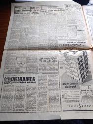 Cumhuriyet Gazetesi - 11 Ekim 1959 - Bursa'da Dün Büyük Bir Yangın Daha Oldu - Makarios İle Grivas Anlaşmaya Vardılar - Adnan Menderes New York'a Gitti - Tokyo Büyükelçimiz Süreyya Anderiman İle Eşi Nükhet Anderiman'ın Naaşları Yurda Getirildi - Galata Rıhtımı Olaylarının 3 Sanığı Daha Tahliye Edildi - 2 Gazeteci Celal Şimşek ve Fevzi Özer Birer Yıl Hapse Mahkum Oldu - Ortadirek Yazan Yaşar Kemal Yazı Dizisi - Sovyet Rusya'da Mahkum Kadın Kampları Stalin'in Ölümünden Evvel Ve Sonra Yazı Dizisi - CENTO'nun Kararları Yazan Ömer Sami Coşar - Bölge Dili Değil Halkın Dili Yazan Yaşar Kemal - İkinci Katerina'nın Hatıraları Neşredildi - Haftanın Şakaları Yazan Burhan Felek - Ankara'da Bir Sanat Hadisesi Kral Oidipus Yazan Lütfi Ay - Alaca Çorap Yazan Nihal Karamağaralı Yazı Dizisi - Koruyucu Melekler Sevimli Balıkçı Çizgi Roman - Bay Oscar Karikatür - Eğlence Köşesi - 3. Akdeniz Oyunları - Galatasaray 4 Demirspor 1  Fotoğraf - Kazova Perlon Mağazası