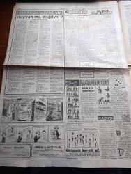 Cumhuriyet Gazetesi - 11 Ekim 1959 - Bursa'da Dün Büyük Bir Yangın Daha Oldu - Makarios İle Grivas Anlaşmaya Vardılar - Adnan Menderes New York'a Gitti - Tokyo Büyükelçimiz Süreyya Anderiman İle Eşi Nükhet Anderiman'ın Naaşları Yurda Getirildi - Galata Rıhtımı Olaylarının 3 Sanığı Daha Tahliye Edildi - 2 Gazeteci Celal Şimşek ve Fevzi Özer Birer Yıl Hapse Mahkum Oldu - Ortadirek Yazan Yaşar Kemal Yazı Dizisi - Sovyet Rusya'da Mahkum Kadın Kampları Stalin'in Ölümünden Evvel Ve Sonra Yazı Dizisi - CENTO'nun Kararları Yazan Ömer Sami Coşar - Bölge Dili Değil Halkın Dili Yazan Yaşar Kemal - İkinci Katerina'nın Hatıraları Neşredildi - Haftanın Şakaları Yazan Burhan Felek - Ankara'da Bir Sanat Hadisesi Kral Oidipus Yazan Lütfi Ay - Alaca Çorap Yazan Nihal Karamağaralı Yazı Dizisi - Koruyucu Melekler Sevimli Balıkçı Çizgi Roman - Bay Oscar Karikatür - Eğlence Köşesi - 3. Akdeniz Oyunları - Galatasaray 4 Demirspor 1  Fotoğraf - Kazova Perlon Mağazası
