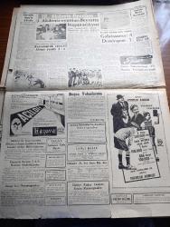 Cumhuriyet Gazetesi - 11 Ekim 1959 - Bursa'da Dün Büyük Bir Yangın Daha Oldu - Makarios İle Grivas Anlaşmaya Vardılar - Adnan Menderes New York'a Gitti - Tokyo Büyükelçimiz Süreyya Anderiman İle Eşi Nükhet Anderiman'ın Naaşları Yurda Getirildi - Galata Rıhtımı Olaylarının 3 Sanığı Daha Tahliye Edildi - 2 Gazeteci Celal Şimşek ve Fevzi Özer Birer Yıl Hapse Mahkum Oldu - Ortadirek Yazan Yaşar Kemal Yazı Dizisi - Sovyet Rusya'da Mahkum Kadın Kampları Stalin'in Ölümünden Evvel Ve Sonra Yazı Dizisi - CENTO'nun Kararları Yazan Ömer Sami Coşar - Bölge Dili Değil Halkın Dili Yazan Yaşar Kemal - İkinci Katerina'nın Hatıraları Neşredildi - Haftanın Şakaları Yazan Burhan Felek - Ankara'da Bir Sanat Hadisesi Kral Oidipus Yazan Lütfi Ay - Alaca Çorap Yazan Nihal Karamağaralı Yazı Dizisi - Koruyucu Melekler Sevimli Balıkçı Çizgi Roman - Bay Oscar Karikatür - Eğlence Köşesi - 3. Akdeniz Oyunları - Galatasaray 4 Demirspor 1  Fotoğraf - Kazova Perlon Mağazası