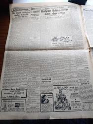 Cumhuriyet Gazetesi - 21 Kasım 1947 - Demokrasi Fransa'da İmtihan Geçiriyor Cumhuriyet Başmakale - Kurultayda Ağır Ve Acı Tenkidler - CHP Genel Sekreteri Hilmi Uran Kurultayın Dün Sabahki Toplantısında İzahat Verirken Fotoğrafı - Genel Sekreterin İzahatını Delegeler Beğenmediler - Dünkü Kurultayda Şükrü Saracoğlu Ve Faik Ahmet Barutçunun Müzakereleri Takip Ediyorlar - Leon Blum Fransız Kabinesini Kurmaya Memur Edildi - Genelkurmay Başkanı Orgeneral Salih Omurtak Dün Ankara'ya Döndü - Atatürk Hakkında 3 Eser Yazan Alman Profesörü Herbert Melzig - Prenses Elizabeth'in Evlenme Töreni Muhteşem Oldu - Prenses Elizabeth'in Hediyeleri Fotoğraf - Bir Büyük Türkçüye Yapılan Haksızlık Yazan İsmail Habib Sevük - Silahtarağa Elektrik Fabrikasının İki Senelik Ömrü Kaldı - Necip Fazıl Kısakürek Gene Mahkemede - Spor Ve Sergi Sarayı İnşaatı - Bugünkü Radyo Programı - İstanbul Belediyesi Şehir Tiyatroları Dram Kısmında Kral Lir Komedi Kısmında Şeytan Tohumu Oyunu - Liminent Sloan's Romatizma İlacı