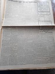 Cumhuriyet Gazetesi - 21 Kasım 1947 - Demokrasi Fransa'da İmtihan Geçiriyor Cumhuriyet Başmakale - Kurultayda Ağır Ve Acı Tenkidler - CHP Genel Sekreteri Hilmi Uran Kurultayın Dün Sabahki Toplantısında İzahat Verirken Fotoğrafı - Genel Sekreterin İzahatını Delegeler Beğenmediler - Dünkü Kurultayda Şükrü Saracoğlu Ve Faik Ahmet Barutçunun Müzakereleri Takip Ediyorlar - Leon Blum Fransız Kabinesini Kurmaya Memur Edildi - Genelkurmay Başkanı Orgeneral Salih Omurtak Dün Ankara'ya Döndü - Atatürk Hakkında 3 Eser Yazan Alman Profesörü Herbert Melzig - Prenses Elizabeth'in Evlenme Töreni Muhteşem Oldu - Prenses Elizabeth'in Hediyeleri Fotoğraf - Bir Büyük Türkçüye Yapılan Haksızlık Yazan İsmail Habib Sevük - Silahtarağa Elektrik Fabrikasının İki Senelik Ömrü Kaldı - Necip Fazıl Kısakürek Gene Mahkemede - Spor Ve Sergi Sarayı İnşaatı - Bugünkü Radyo Programı - İstanbul Belediyesi Şehir Tiyatroları Dram Kısmında Kral Lir Komedi Kısmında Şeytan Tohumu Oyunu - Liminent Sloan's Romatizma İlacı
