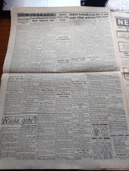 Cumhuriyet Gazetesi - 21 Kasım 1947 - Demokrasi Fransa'da İmtihan Geçiriyor Cumhuriyet Başmakale - Kurultayda Ağır Ve Acı Tenkidler - CHP Genel Sekreteri Hilmi Uran Kurultayın Dün Sabahki Toplantısında İzahat Verirken Fotoğrafı - Genel Sekreterin İzahatını Delegeler Beğenmediler - Dünkü Kurultayda Şükrü Saracoğlu Ve Faik Ahmet Barutçunun Müzakereleri Takip Ediyorlar - Leon Blum Fransız Kabinesini Kurmaya Memur Edildi - Genelkurmay Başkanı Orgeneral Salih Omurtak Dün Ankara'ya Döndü - Atatürk Hakkında 3 Eser Yazan Alman Profesörü Herbert Melzig - Prenses Elizabeth'in Evlenme Töreni Muhteşem Oldu - Prenses Elizabeth'in Hediyeleri Fotoğraf - Bir Büyük Türkçüye Yapılan Haksızlık Yazan İsmail Habib Sevük - Silahtarağa Elektrik Fabrikasının İki Senelik Ömrü Kaldı - Necip Fazıl Kısakürek Gene Mahkemede - Spor Ve Sergi Sarayı İnşaatı - Bugünkü Radyo Programı - İstanbul Belediyesi Şehir Tiyatroları Dram Kısmında Kral Lir Komedi Kısmında Şeytan Tohumu Oyunu - Liminent Sloan's Romatizma İlacı