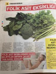 HÜRRİYET GAZETESİ HÜRRİYET KELEBEK 2 GAZETESİ DOĞUM GÜNÜ GAZETESİ - 26 Eylül 2017 - anemi nedir-Profesör Dr. Osman erk-B12 vitamini eksikliği-Aneminin önemli sebepleri-folik aşıt eksikliği-folik aşıt eksikliğinde hangi belirtiler ortaya çıkar-folik aşıt eksikliği nedenleri-B 12 vitamin eksikliği tedavisi nasıl yapılır-B 12 vitamini ilaçları gereksiz yere kullanılıyor-yaşlılarda anemi-B1 iki vitamini hangi belirti ve bulgulara yol açar-