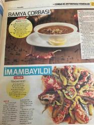 HÜRRİYET GAZETESİ HÜRRİYET KELEBEK 2 GAZETESİ DOĞUM GÜNÜ GAZETESİ - 21 Eylül 2017 - çorbalar ve zeytinyağlılar-birbirinden lezzetli zeytinyağlı ve çorba tarifleri-bamya çorbası tarifi-borş çorbası tarifi-biber salatası tarifi-imam bayıldı tarifi-soslu patlıcan tarifi-zeytinyağlı fasülye tarifi-bamya çorbası tarifi-