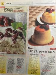 HÜRRİYET GAZETESİ HÜRRİYET KELEBEK 2 GAZETESİ DOĞUM GÜNÜ GAZETESİ - 14 Eylül 2017 - tavuk yemekleri börekler ve tatlılar-etli hamur böreği tarifi-şurup lu peynir tatlısı tarifi-kekikli tavuk yahnisi tarifi-tavuklu patates güveci tarifi-mercimekli boşnak böreği tarifi-bademli ve kirazlı savoyer tarifi-