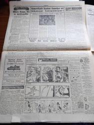 Cumhuriyet Gazetesi - 17 Aralık 1959 - Vatan Gazetesi Bir Ay Kapatıldı - Pulliam Davaları Serisi - 16 şar Hapis Cezaları Temyizce Tasdik Edilmiş Olan Selami Akpınar Ve Naim Tirali Fotoğraf - İstanbul Hadiseleri İle İlgili Dava Açıldı - 1960 Basın Yılı İlan Ediliyor - İsmet İnönü'yü Vur Emrini Yerine Getirmeyen İki Subay Nakledildi - Dün Tahran'daki İran Şahı'nın Düğünü Davetiyeleri Tevzi Edildi - İran Dergilerinden Evvelki Gün Çıkan Nüshasının Kapağı Fotoğrafı - Rum Ortodoks Kilisesi Patriği Athenagoras Döndü Fotoğraf - Makarios'un Rakibi Mücadeleyi Bırakmıyor - Yılbaşı Gecesi Kontrolleri - Refah Ne Demektir Yazan Burhan Felek Köşe Yazısı - Koruyucu Melekler Çizgi Roman - Ankara İstanbul Radyosu Programı - Fenerbahçe mi Galatasaray Mı - Fenerbahçe Galatasaray Maçının Hakemi Orhan Gönül - Galatasaray Takımından Haberler - Fenerbahçe Takımından Haberler