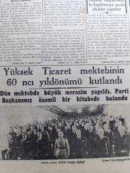 Cumhuriyet Gazetesi - 17 İkincikanun (Ocak) 1943 - İki Görüş Farkı Cumhuriyet Başmakale - Bütün Yurtta Seçim Faaliyeti Başlıyor - Dahiliye Vekili Recep Peker'in Vilayetlere Tamimi - Yarından İtibaren Varlık Vergisini Ödememiş Olanların Haciz Altına Alınan Malları Müzayede İle Satılacaktır - 8. İngiliz Ordusu Rommel Ordusunun Cenub Kanadı Üzerine Taarruza Geçti - Irak Hükümeti Almanya İtalya Ve Japonya'ya Harp İlan Etti - Madrid'e Göre Fransa'da 50 Bin Kişi Tevkif Edilmiş - Alman Harp Tebliği - Sovyet Harp Tebliği - Yüksek Ticaret Mektebinin 60. Yıldönümünü Kutlandı - Müzeyyen Senar Her Akşam Maksimde - İstiklal Lisesinde Dünkü Müsamere Fotoğraf - Bağdat Hırsızı Milli Ve Alemdar Sinemalarında - Hasan Ferit Alnarın Violençel Konçertosu - Kral İzleri Örttü Yazan Henri Bordeaux Yazı Dizisi - Galatasaray İlk Maçta Ankaragücünü 2 0 Yendi - İstanbul Belediyesi Şehir Tiyatroları Dram Kısmında İflas Komedi Kısmında Kızlar Eğleniyor Oyunu - Varlık Vergisi Mükelleflerine - Bugünkü Radyo Programı