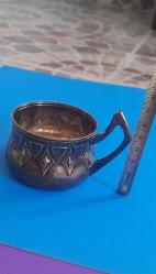Antika WMF bardak zarfı art nouveau