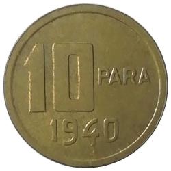 1940 Yılı 10 Para ÇİL (-)