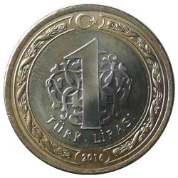 2016 Yılı 1 Lira 15 Temmuz Şehitleri ÇİL (-)