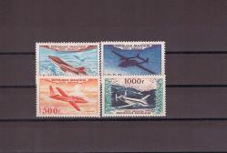 1954 Fransa  Airmail ''Hava Postası '' Mnh Lüks Tam Seri Pul