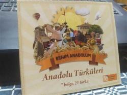BENİM ANADOLUM ANADOLU TÜRKÜLERİ 7 BÖLGE 21 TÜRKÜ CD