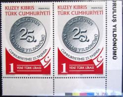 KKTC=2008    İ-708  KKTC Kuruluşunun 25. Yılı   PER  (**)'