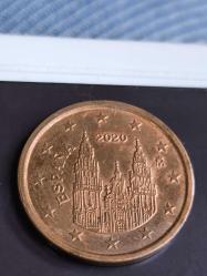 5 Euro Cent İspanya 2020