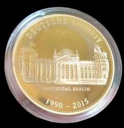LOT.14 » Almanya Birliği 25 Yılı Berlin Altın Kaplama Hatıra Madalya