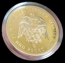 Almanya Birliği 25 Yılı Berlin Altın Kaplama Hatıra Madalya