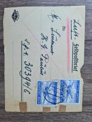 1944 Luftwaffe Feldpost Lotu (2 Adet) – FPn 17142 & FPn 30394C – Pul ve Damgalı, El Yazmalı Orijinal Sahra Mektupları
