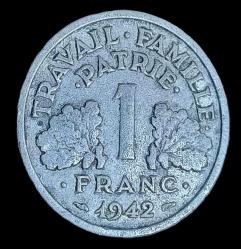 Fransa 1942 1 Frank