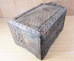 HaRiKa AĞAÇ OYMA KaHVe-ŞeKeR KUTUSU....