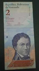 Venezuela 2013 2 Bolivar Çil