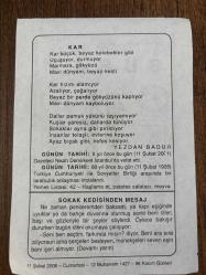 11 ŞUBAT 2006 - TAKVİM YAPRAĞI - DOĞUM GÜNÜ HEDİYESİ - BÜYÜK SAATLİ MAARİF TAKVİMİ - NACİ KASIM - YEZDAN BADUR - GAZETECİ NEZİH DEMİRKENT VEFAT ETTİ - TÜRKİYE İLE SOVYETLER ARASINDA TARAFSIZLIK ANLAŞMASI İMZALANDI