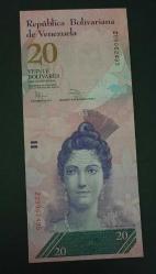 Venezuela 2014 20 Bolivar Çil