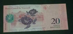 Venezuela 2014 20 Bolivar Çil