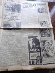 Cumhuriyet Gazetesi - 20 Kasım 1953 - Bir Düello Yazanlar Nadir Nadi Başmakale - Demokrat Parti Grubunun Dün Verdiği Karar - Dün Gece Kazlıçeşmede Banliyö Treni Çarpıştılar Fotoğrafı - Safa Kılıçlıoğlu Hakkında Dün Dava Açıldı - Komünistlerin Kore'de 135 Türk Esirini Şehit Ettikleri Bildiriliyor Fotoğrafı -  Büyük Otomobil Yarışı Bugün Öğleyin Başlıyor Haritası - İlköğretim İçin 12 Senelik Bir Program Hazırlanıyor - Beyaz Köşkte Oturanlar Yazan Rikkat Köknar Yazı Dizisi - Demokrasi Ve Hamam Hikayesi Yazan Burhan Felek Köşe Yazısı - İstanbul'da Atletizm Cemiyeti Kurulurken - İstanbul Belediyesi Şehir Tiyatroları Dram Kısmında Yavru Kartal Komedi Kısmında Onu Çok Seviyordum Oyunu - Yeni Ses Opereti Yutmazoğlu - Muammer Karaca Cibali Karakolu Oyunu - Şöhret Fabrikatörü Guido Orlando - Maltanın 4000 Sene Evvelki Yeraltı Mabedlerinde Yazan Abidin Daver - Çapamarka - Star Traş Bıçağı - Çeşit Mağazası - Gözen Kremleri