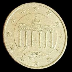 Almanya 2002 50 Euro Cent