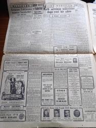 Cumhuriyet Gazetesi - 15 Nisan 1947 - ONU Ve Barış Yazan Nadir Nadi Başmakale - Amerikan Yardımı İçin Yapılan Tartışmalar - Büyük Millet Meclisi Çalışmalarına Başladı - Güreşçilerimiz Prag'da Üçüncü Oldular - Yarı Ortada Yaşar Doğu Greko Romen Avrupa Birinciliğini Kazandı Fotoğraf - Stalin İle Stassen Neler Görüştüler - Filistin Ve Araplar - Irak Ve Ürdün İttifak Ettiler - İran Ve Irak'ta Çıkan Kürt İsyanı Söndü -  Barzani Kürt Aşiretleri Reisi Molla Mustafa Teslim Oldu - Safiye Ayla Hamiyet Yüceses Yarın Akşam 21 de Pangaltı İnci Sinemasında - Broadway Çılgınlıkları Sümer Sinemasında - Adak Yazan Kemal Ragıp Yazı Dizisi - Atina'da Müşahedeler Yazan Burhan Felek Köşe Yazısı - Dünyanın En Büyük Vapuru Kraliçe Elizabeth Karaya Oturdu - General Electric - Koç Ticaret - Antalya Umumi Nakliyat - İstanbul Belediyesi Şehir Tiyatroları Dram Kısmında Köyde Bir Ay Piyesi - Uyuz Ve Deri Hastalıklarını Dermoliv Geçirir