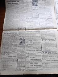 Cumhuriyet Gazetesi - 15 Nisan 1947 - ONU Ve Barış Yazan Nadir Nadi Başmakale - Amerikan Yardımı İçin Yapılan Tartışmalar - Büyük Millet Meclisi Çalışmalarına Başladı - Güreşçilerimiz Prag'da Üçüncü Oldular - Yarı Ortada Yaşar Doğu Greko Romen Avrupa Birinciliğini Kazandı Fotoğraf - Stalin İle Stassen Neler Görüştüler - Filistin Ve Araplar - Irak Ve Ürdün İttifak Ettiler - İran Ve Irak'ta Çıkan Kürt İsyanı Söndü -  Barzani Kürt Aşiretleri Reisi Molla Mustafa Teslim Oldu - Safiye Ayla Hamiyet Yüceses Yarın Akşam 21 de Pangaltı İnci Sinemasında - Broadway Çılgınlıkları Sümer Sinemasında - Adak Yazan Kemal Ragıp Yazı Dizisi - Atina'da Müşahedeler Yazan Burhan Felek Köşe Yazısı - Dünyanın En Büyük Vapuru Kraliçe Elizabeth Karaya Oturdu - General Electric - Koç Ticaret - Antalya Umumi Nakliyat - İstanbul Belediyesi Şehir Tiyatroları Dram Kısmında Köyde Bir Ay Piyesi - Uyuz Ve Deri Hastalıklarını Dermoliv Geçirir