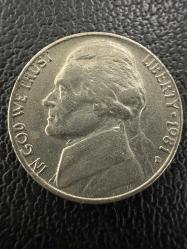 Amerika ABD 5 Cent 1981 D