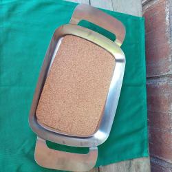 Antika - Ikea  Paslanmaz Celik Sunum Tepsisi,Mantar Matlı - kitantik - kitaLog