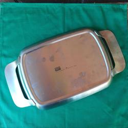 Ikea  Paslanmaz Celik Sunum Tepsisi,Mantar Matlı