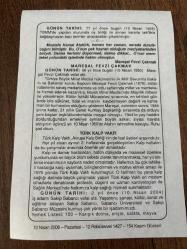10 NİSAN 2006 - TAKVİM YAPRAĞI - DOĞUM GÜNÜ HEDİYESİ - BÜYÜK SAATLİ MAARİF TAKVİMİ - MAREŞAL FEVZİ ÇAKMAK - MAREŞAL FEVZİ ÇAKMAK VEFAT ETTİ - TÜRK KALP VAKFI - SAKIP SABANCI VEFAT ETTİ