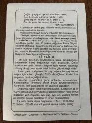 12 NİSAN 2006 - TAKVİM YAPRAĞI - DOĞUM GÜNÜ HEDİYESİ - BÜYÜK SAATLİ MAARİF TAKVİMİ - TÜRK KALP VAKFI - FUAT BAYRAMOĞLU - DR.SEZAİ KONUKGİL - FALİH RIFKI ATAY