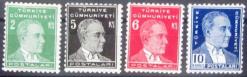 TÜRKİYE=1940   İ-1424..27  Dördüncü Atatürk Serisi  (**)'