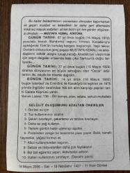 16 MAYIS 2006 - TAKVİM YAPRAĞI - DOĞUM GÜNÜ HEDİYESİ - BÜYÜK SAATLİ MAARİF TAKVİMİ - ATATÜRK - BANDIRMA VAPURUNUN DENİZE AÇILMASI - GALATA KÖPRÜSÜ YANDI - OBEZİTE ÖMÜR TÖRPÜSÜ - OSCAR ÖDÜLLERİNİN İLKİ DAĞITILDI
