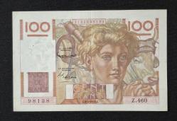 Fransa 100 Frank 1952 ÇT+ KAĞIT PARA