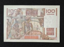 Fransa 100 Frank 1952 ÇT+ KAĞIT PARA