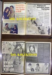 Ses Haftalık Aktüalite Sinema Tiyatro Müzik ve Gençlik Mecmuası Dergisi - 11 Ekim 1980 - Serpil Barlas - Nil Burak - Türel Cebeci - Evden Kaçan Kızlar - Yeliz'in İlk Adımları - Kötü Olmakda Hünerdir - Sue Ellen - Miss Ellie - Tomris Uyar - Nazan Şoray - Nükhet Duru - Zeki Müren - Meral Zeren - Deniz Uğur - Sadri Alışık - Müjde Ar - Ferdi Tayfur - Hollywood Efsanesi - Serpil Barlas - Hülya Koçyiğit - Yuing Ailesi Posteri - Alain Delon - Gökben - Cengiz Tekin - Sevtap Yüksel - Tunç Başaran - Füsun Önal - Roger Moore - Elvis Presley - İki Aşk Mektubu - Ali Nihat Mındıkoğlu - Özdemir Erdoğan - Bulmaca - Sana Margarin Reklamı fotoğraf ve haberi -  Posterli 48 Sayfa Tam Takım Dergi